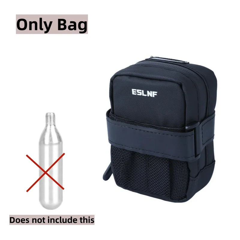 Compact Reflective Saddle Bag