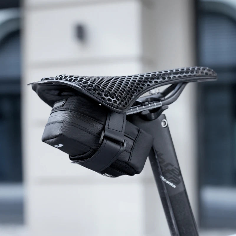 Compact Reflective Saddle Bag