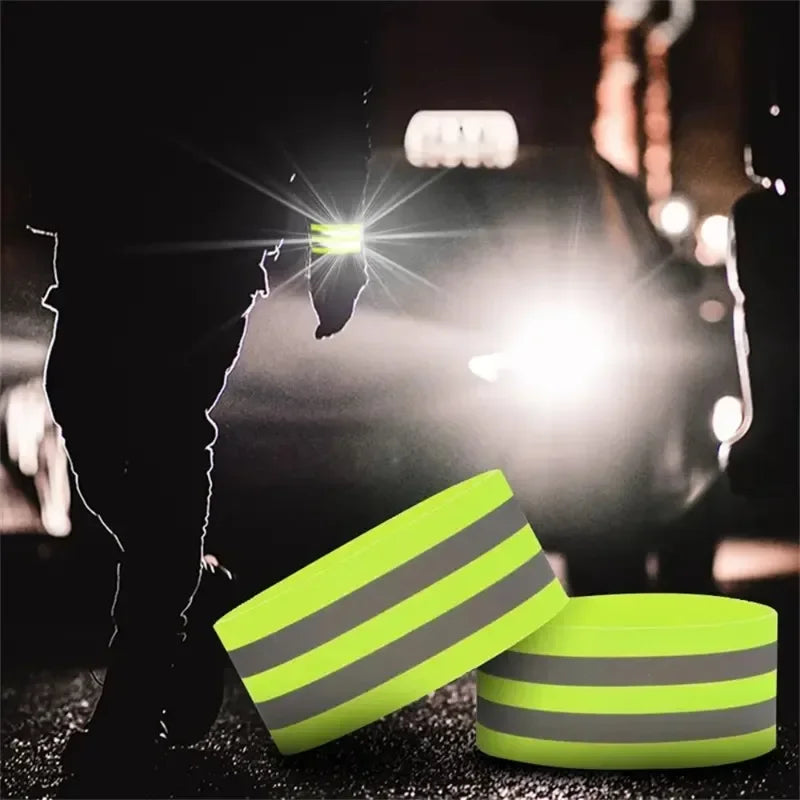 Reflective Ankle Bands — Pair
