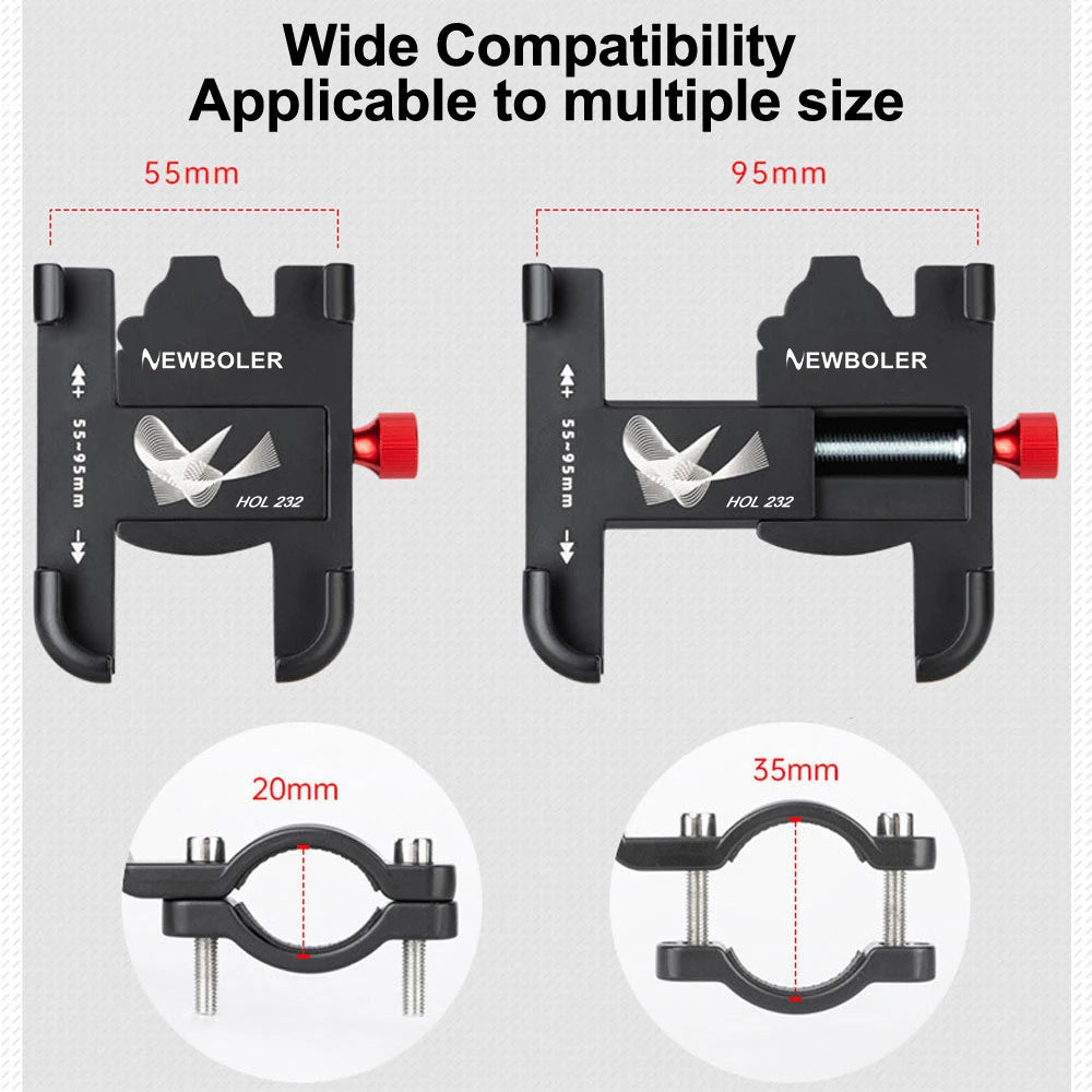 Aluminum Bike Phone Mount