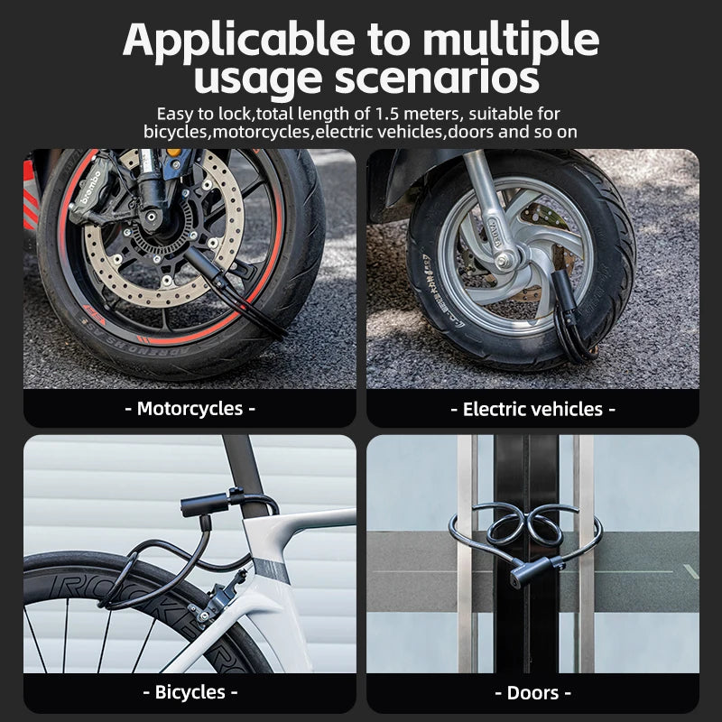 ROCKBROS Cable Bike Lock