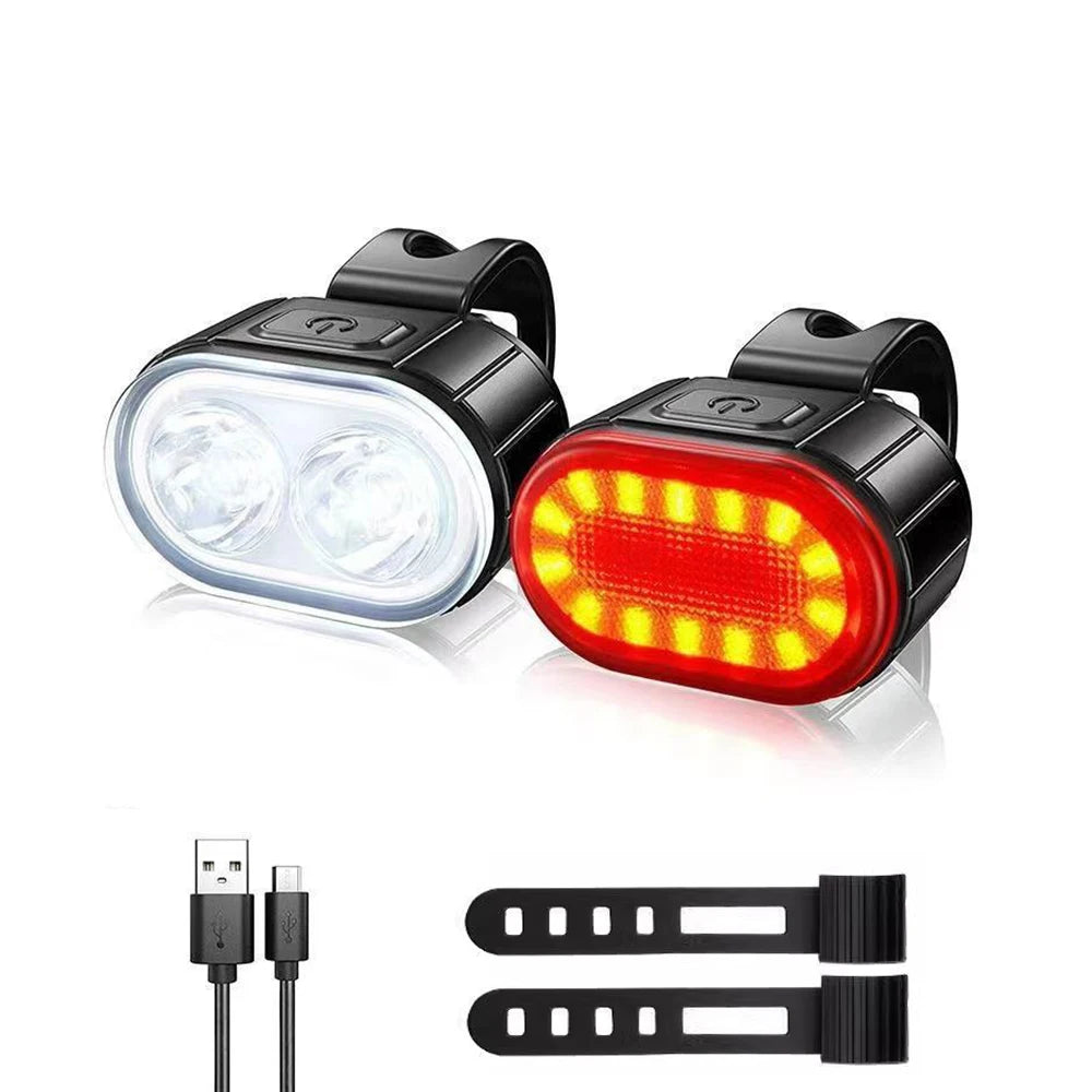 1000 Lumen Bike Light Set