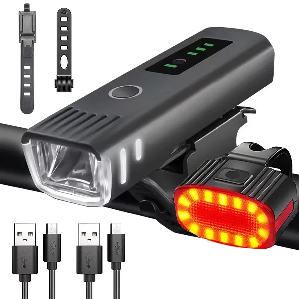 1000 Lumen Bike Light Set