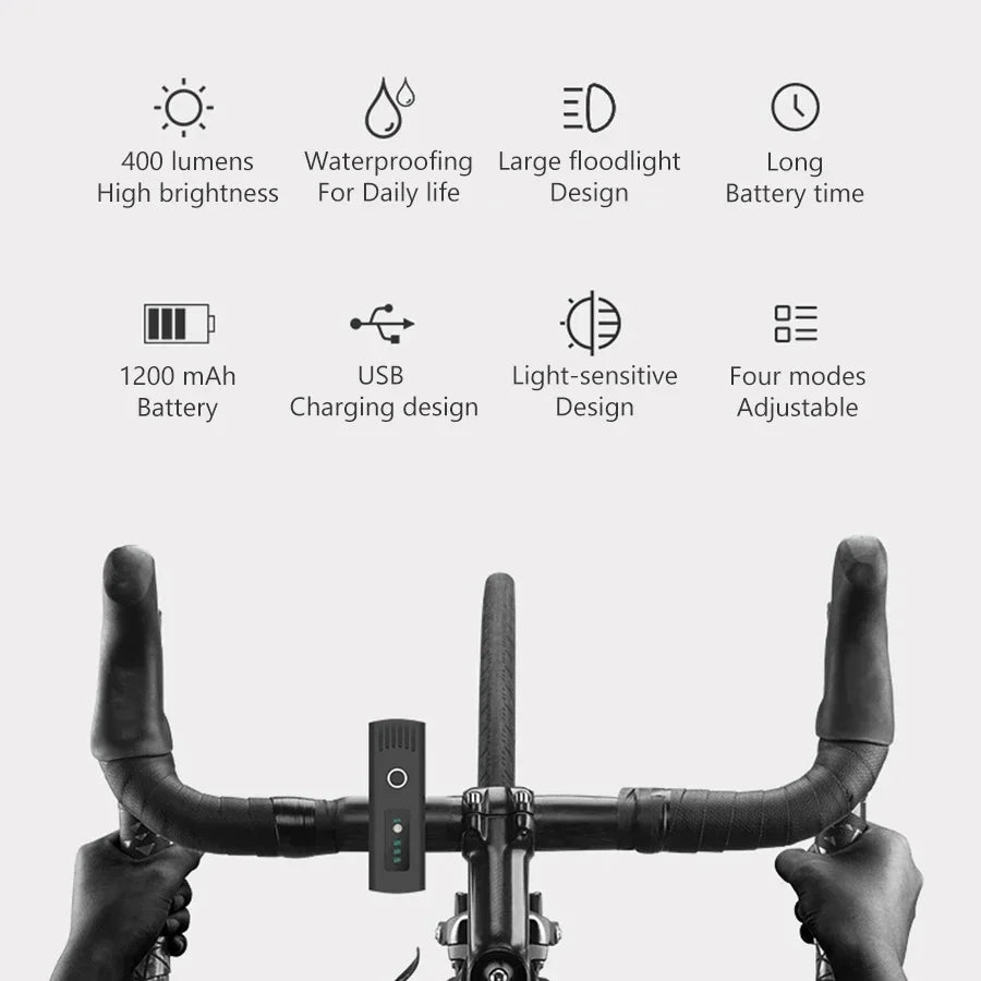 1000 Lumen Bike Light Set